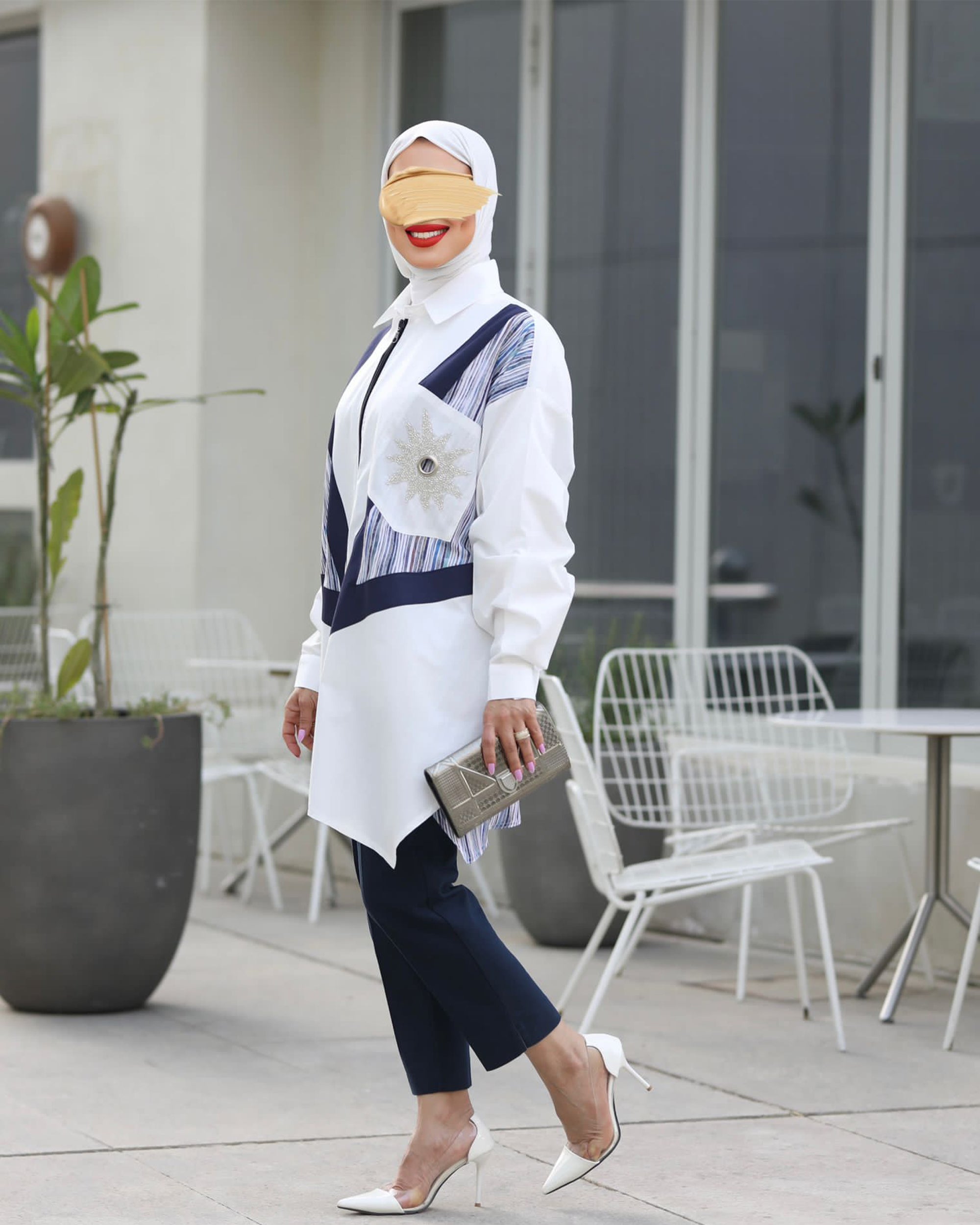 Shirt Model 1030 - Poplin & Cotton - White