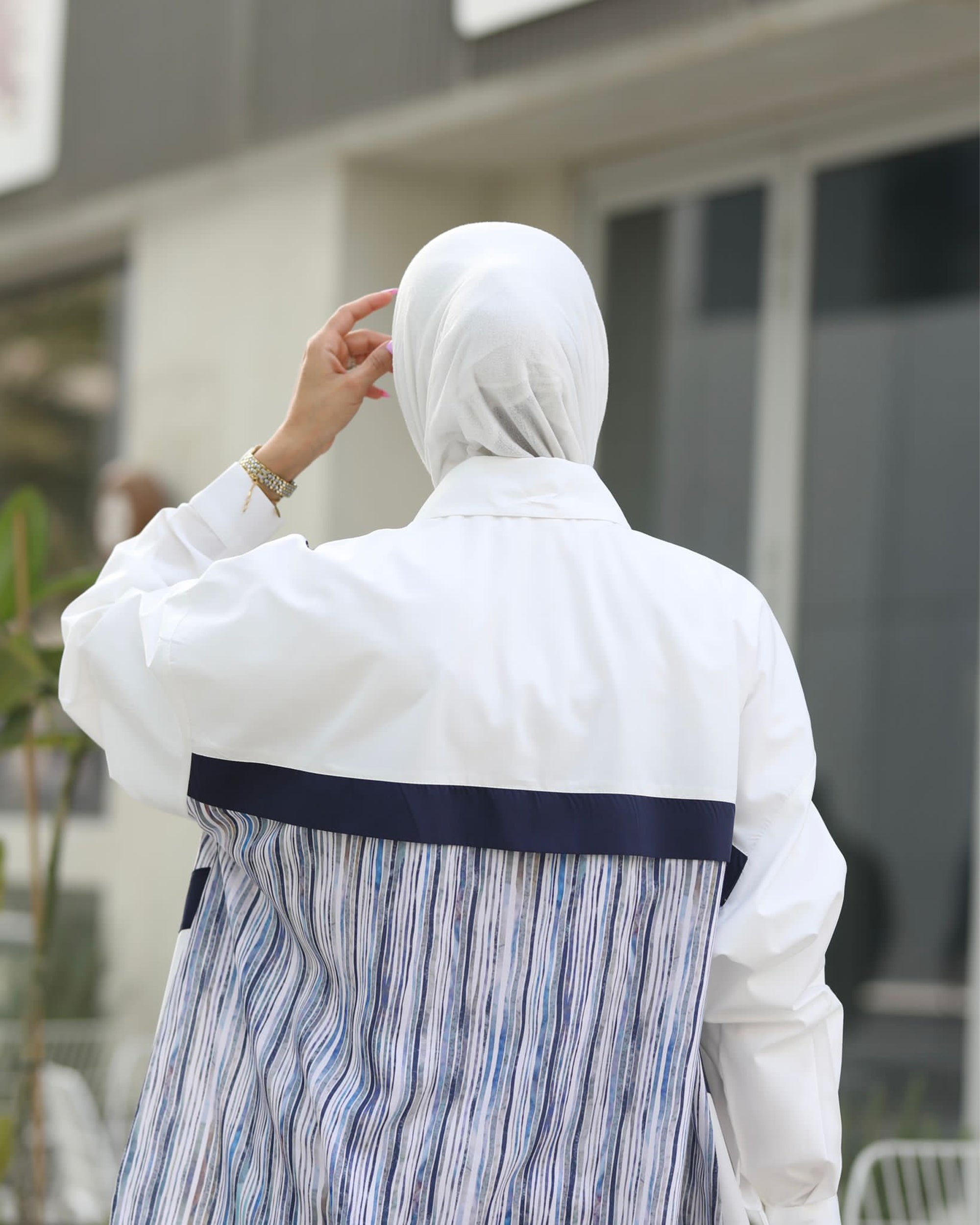 Shirt Model 1030 - Poplin & Cotton - White