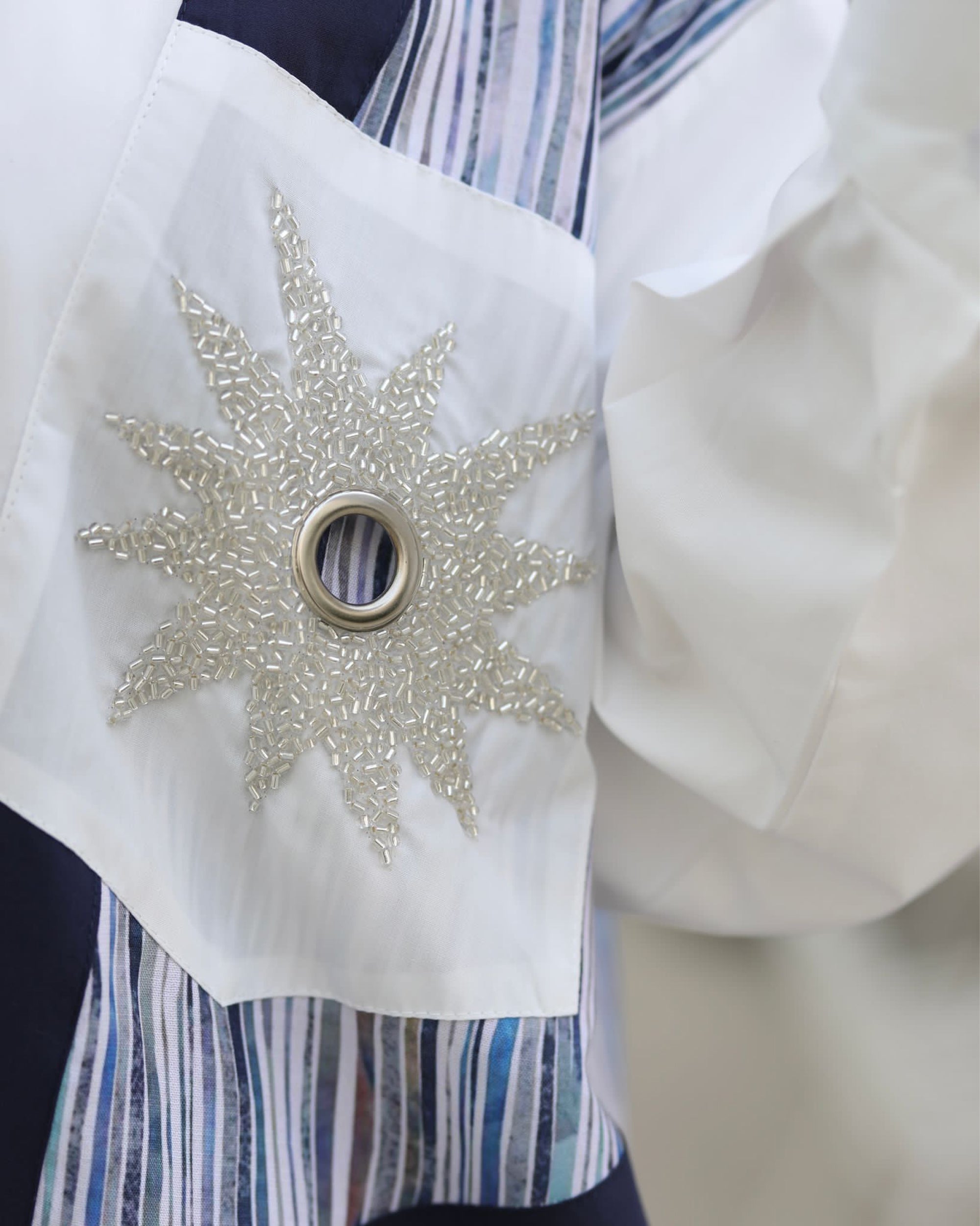 Shirt Model 1030 - Poplin & Cotton - White