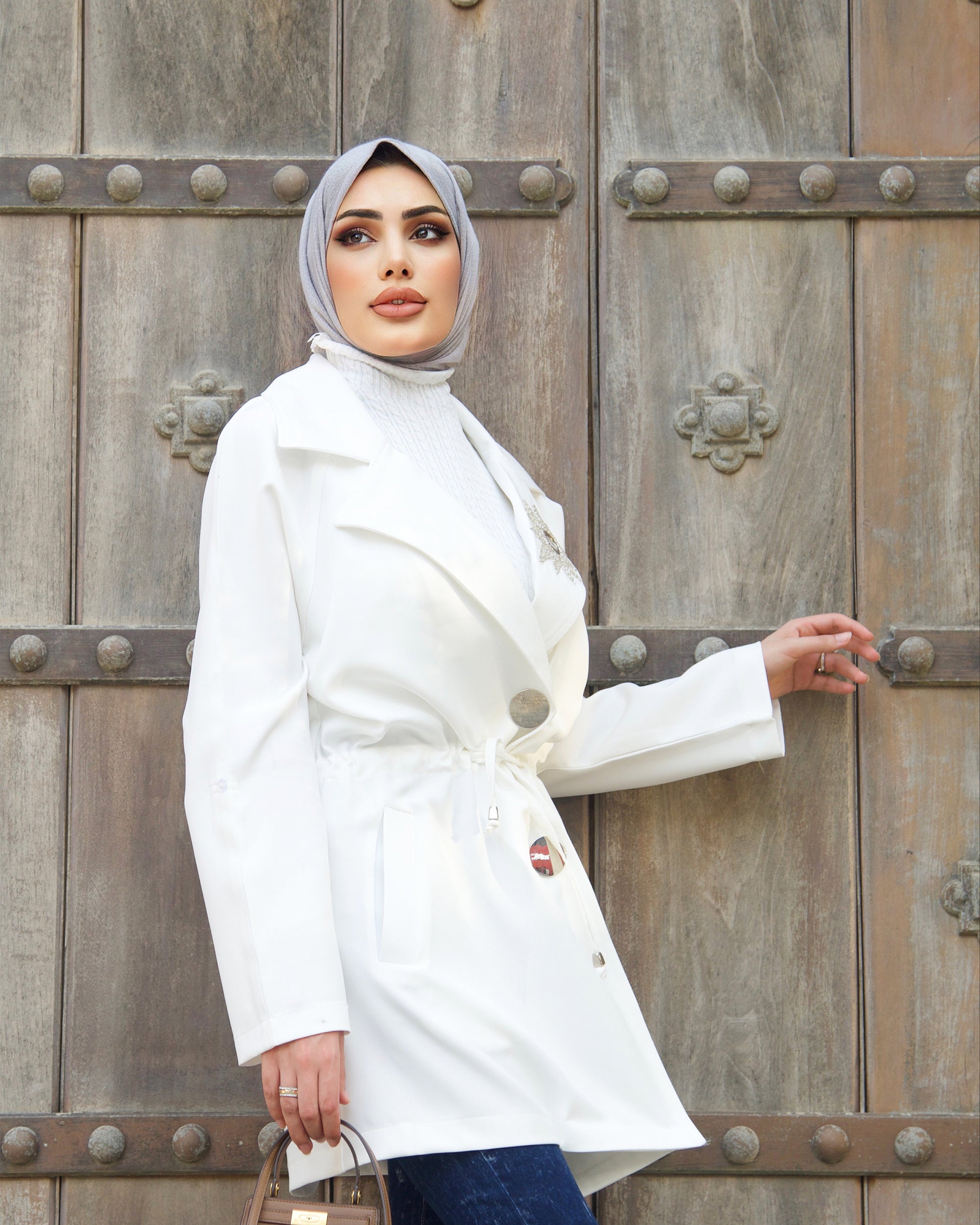 Jacket Model 1043 - Barbie - White