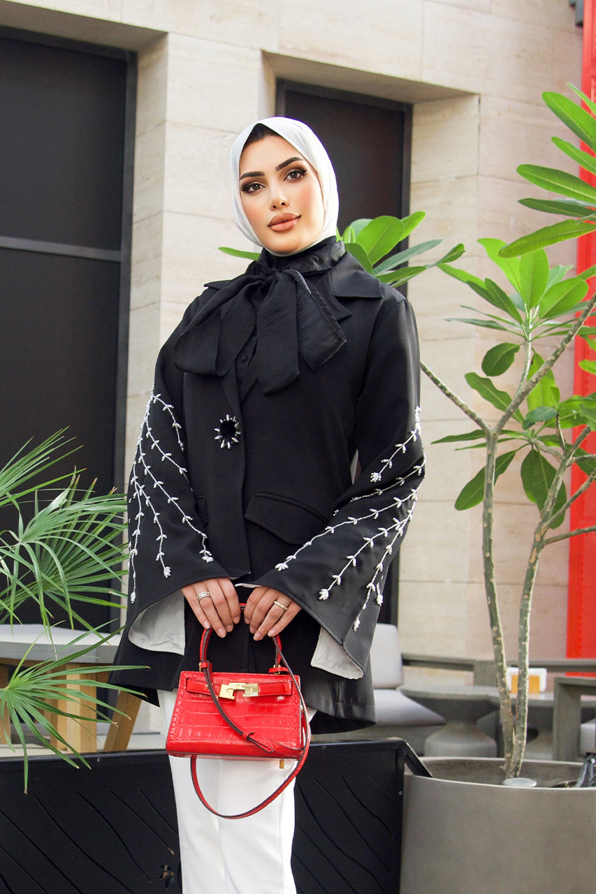 جاكيت موديل 1044 - باربي - أسود