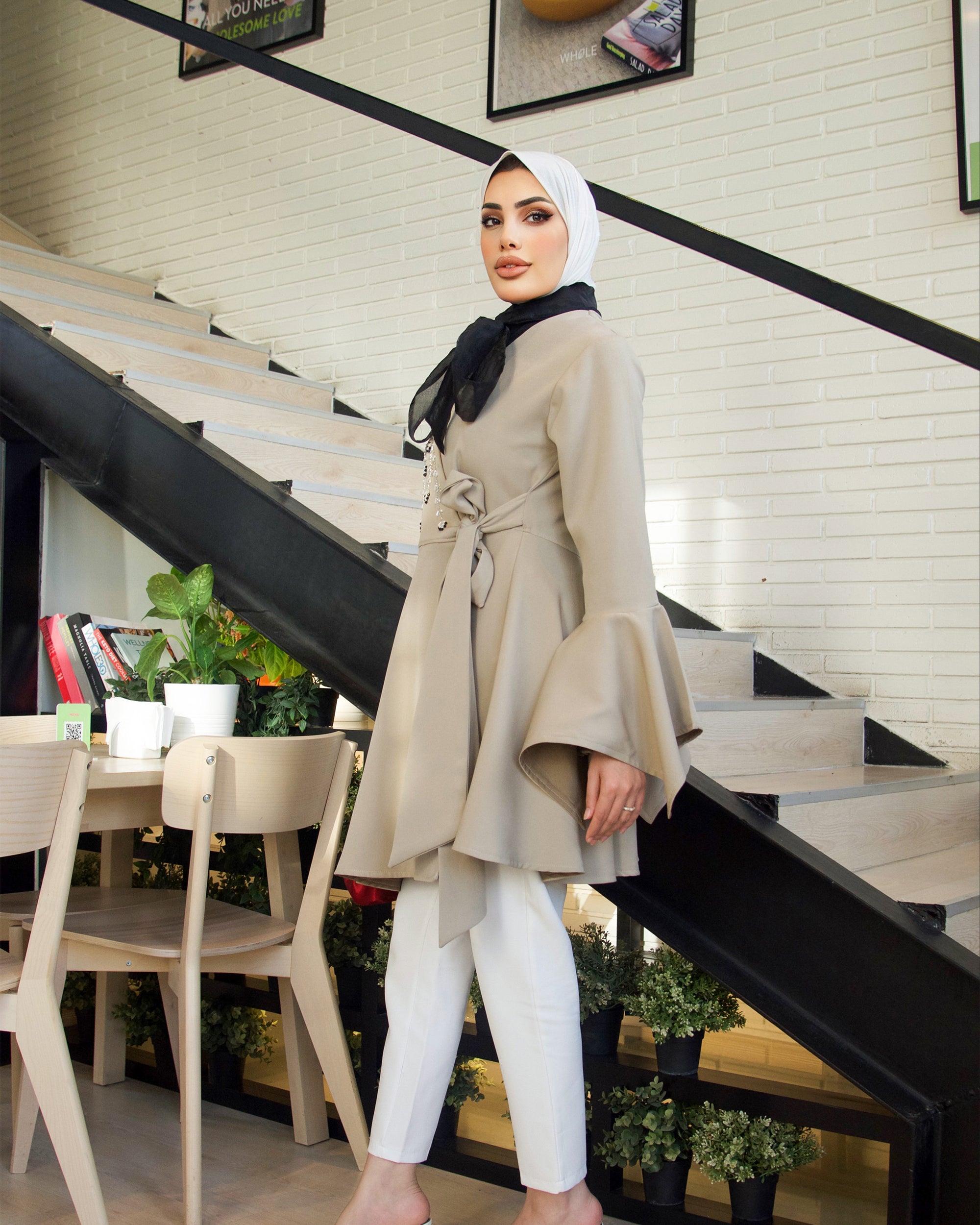 Shirt Model 1045 - Barbie - Beige