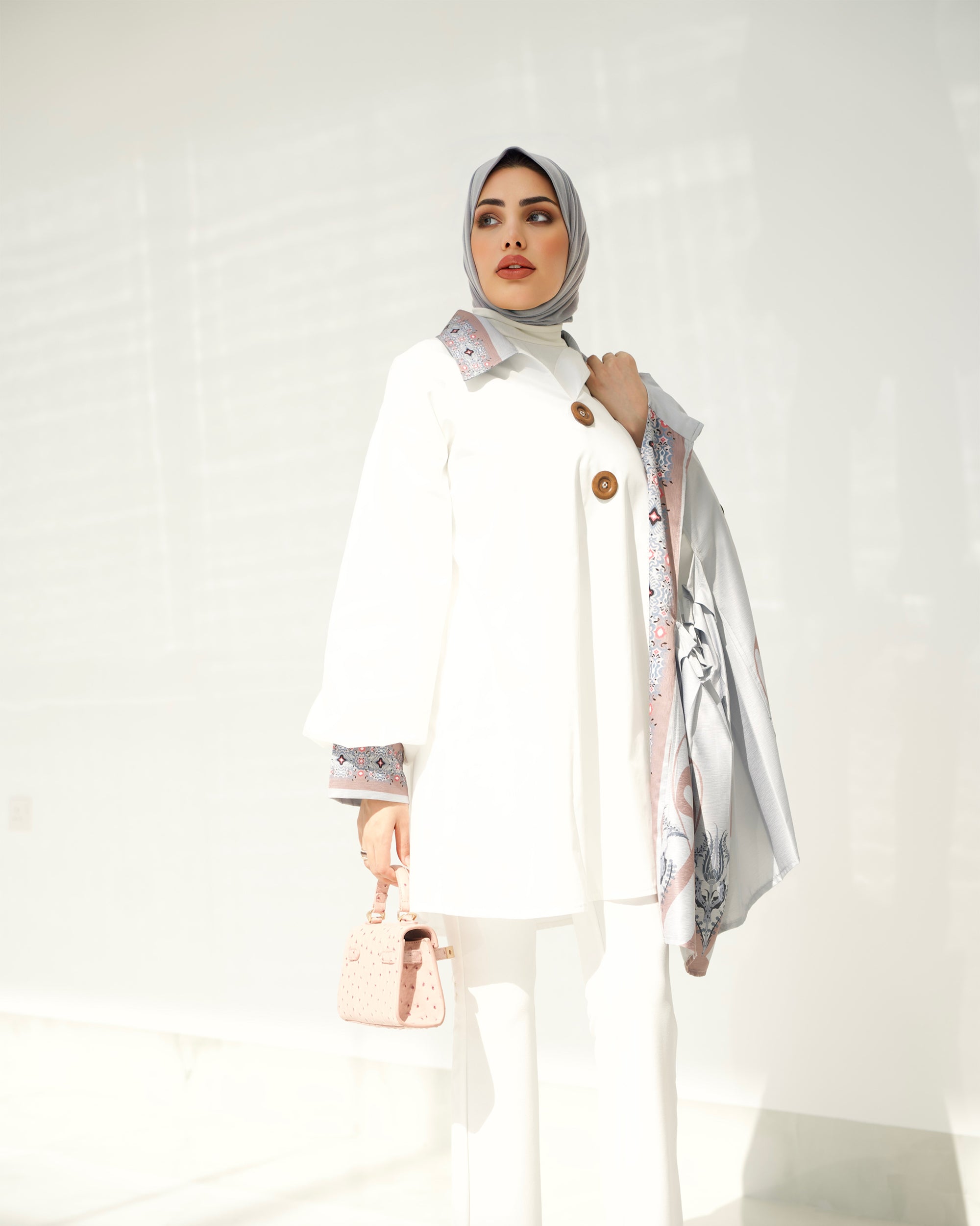 Shirt & Vest Model 1046 - Poplin & Cotton - White & Colored