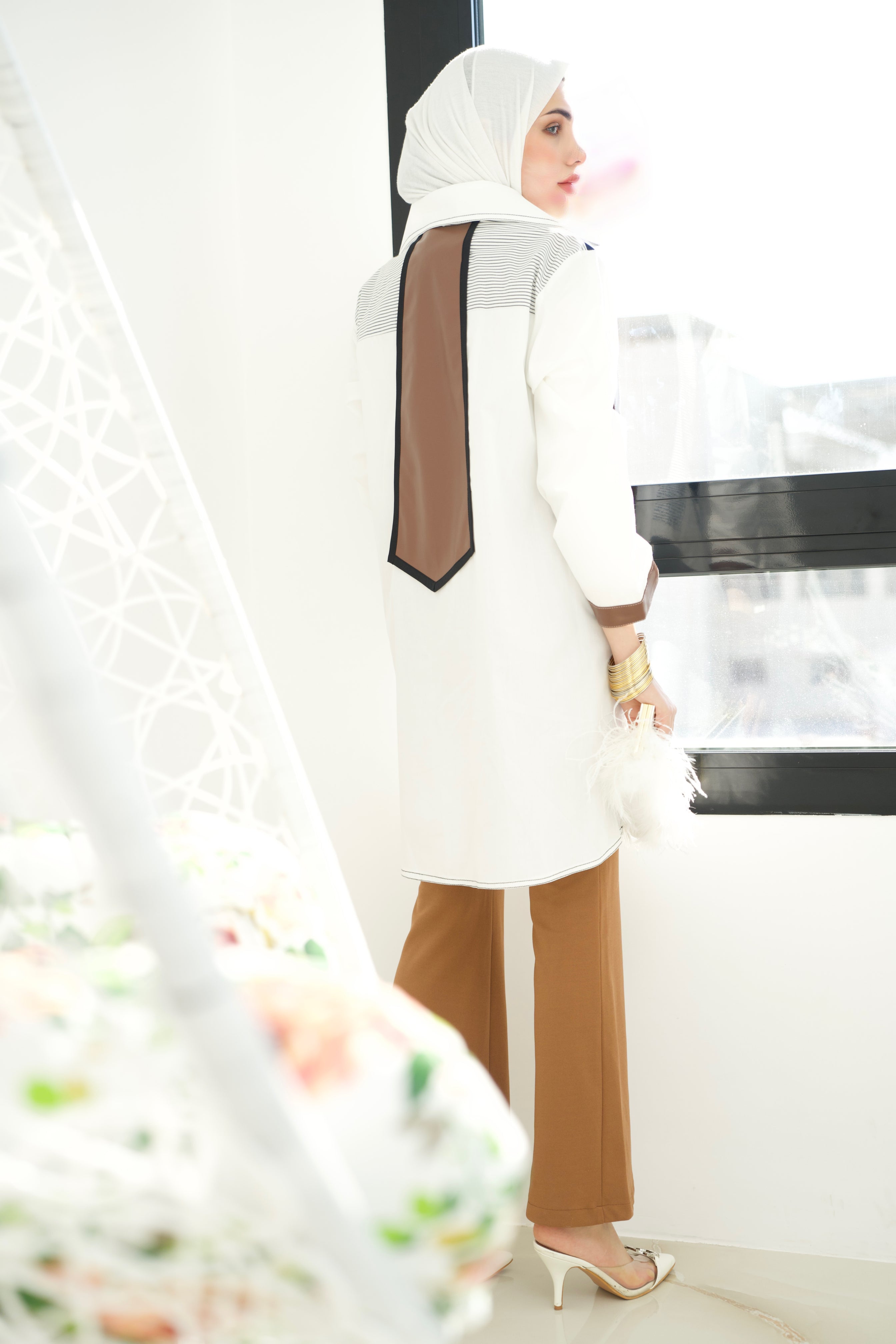 Shirt Model 1049 - Poplin - White & Colored