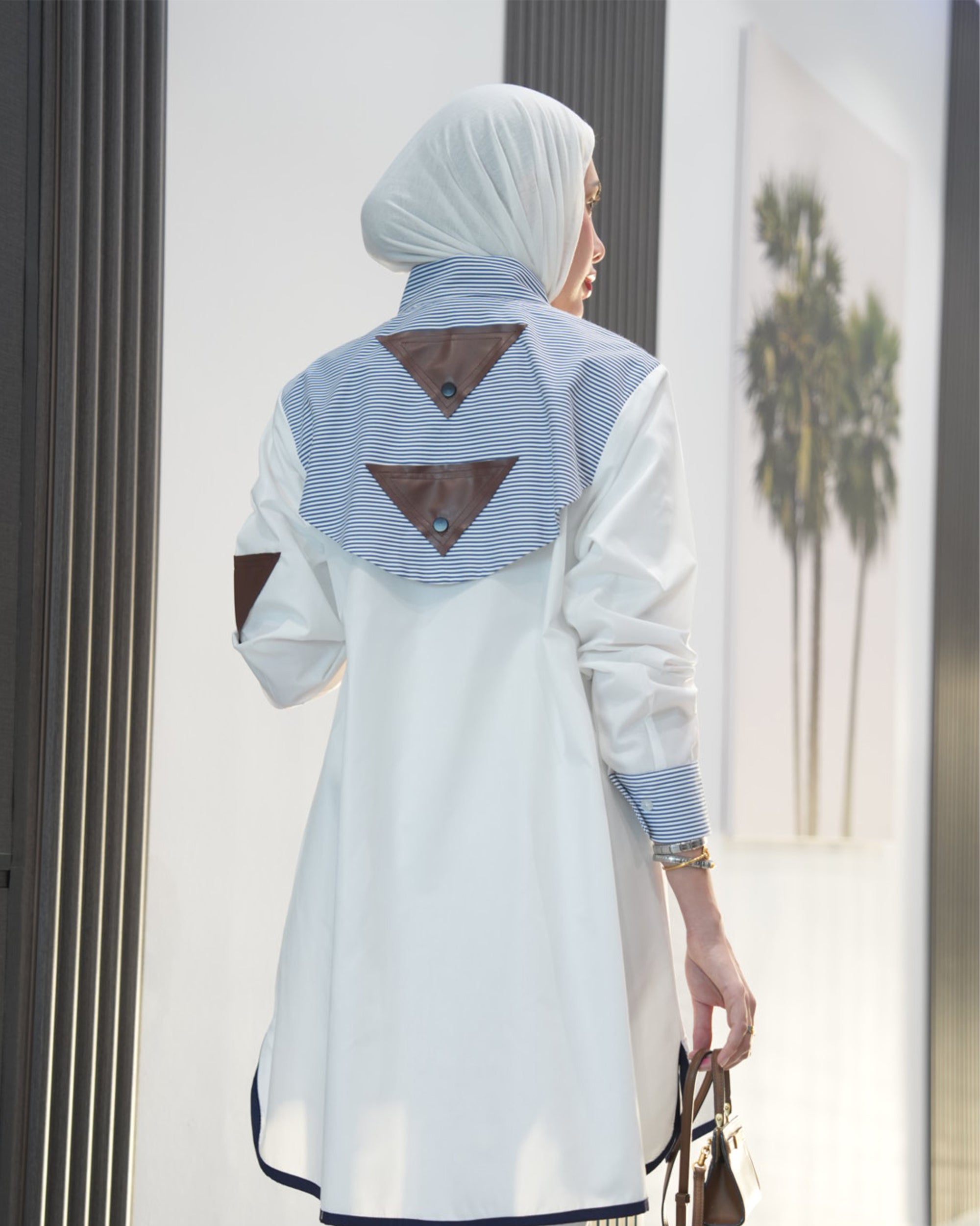 Shirt Model 1088 - Poplin - White