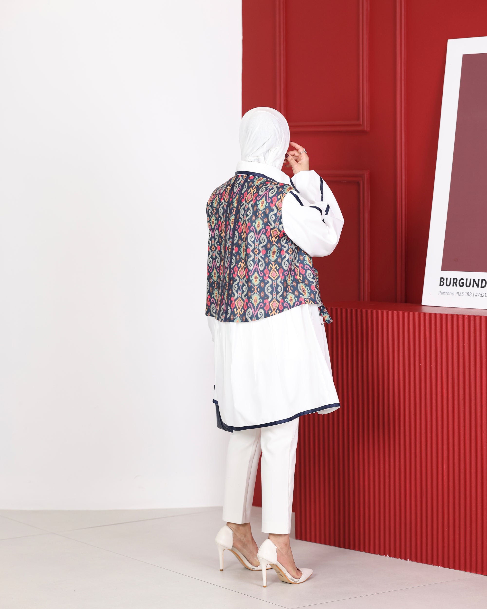 Shirt Model 1094 - Poplin - White