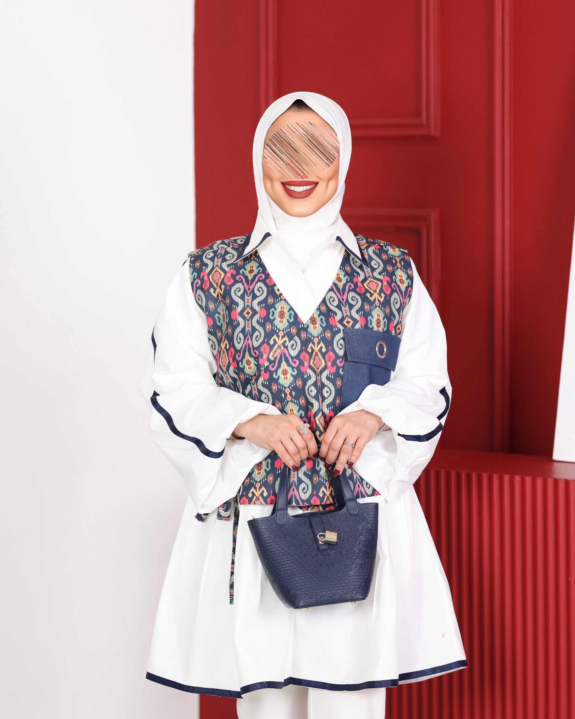 Shirt Model 1094 - Poplin - White