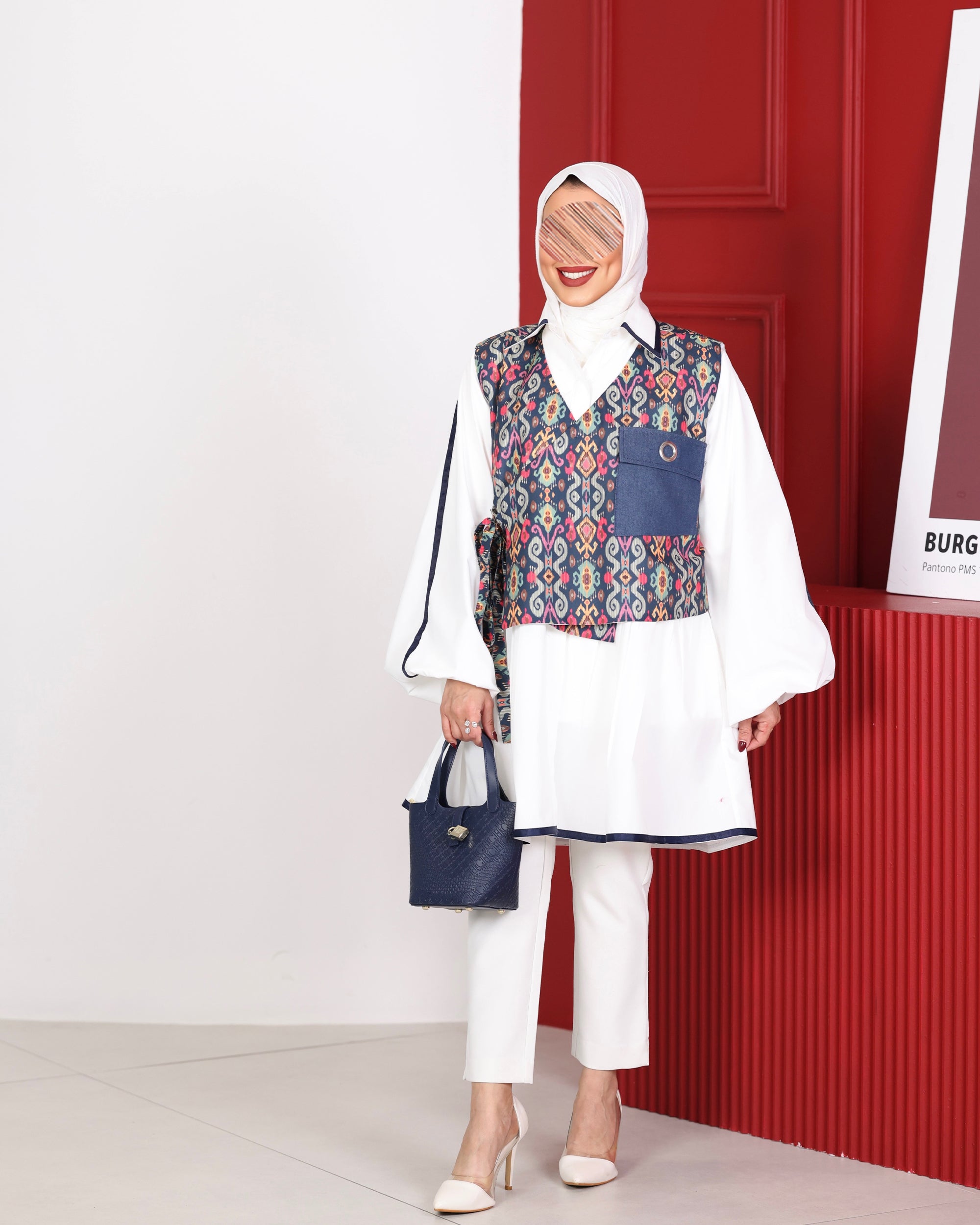 Shirt Model 1094 - Poplin - White