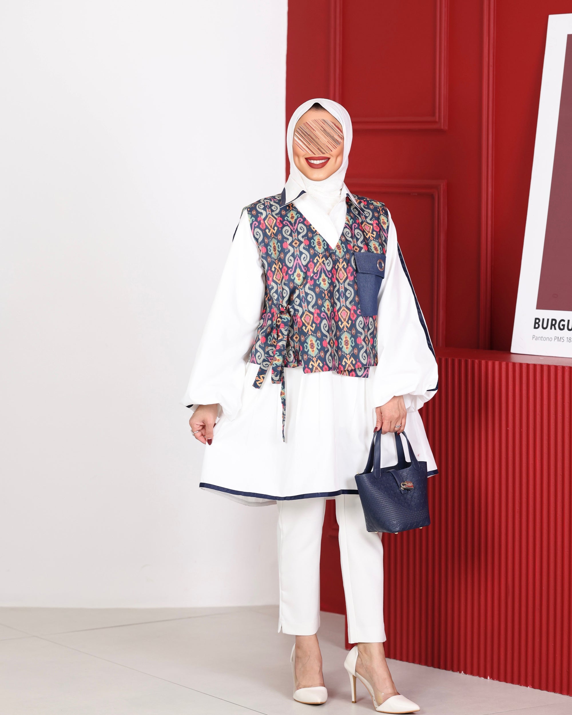 Shirt Model 1094 - Poplin - White