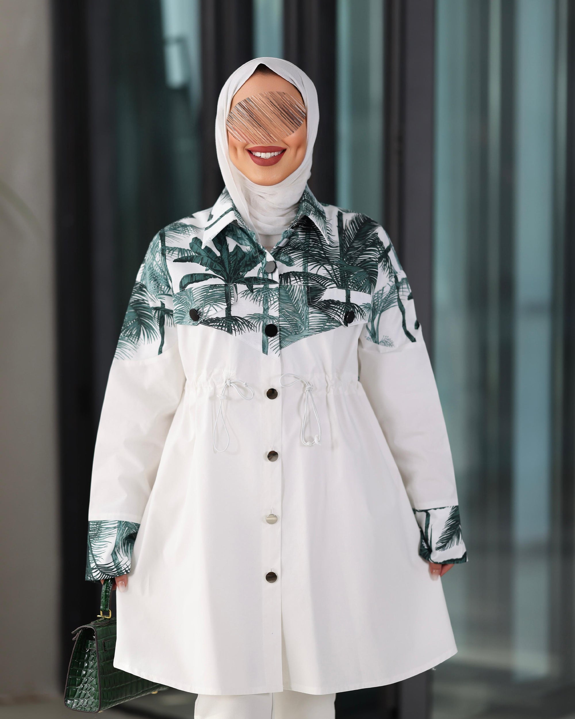 Shirt Model 1102 - Poplin - White