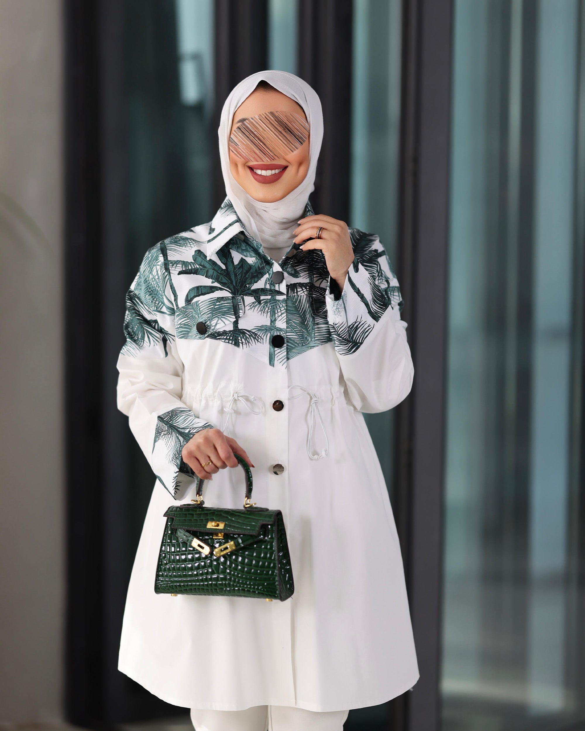 Shirt Model 1102 - Poplin - White