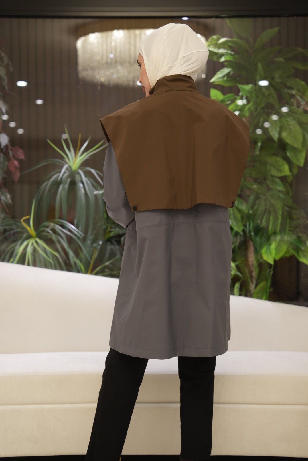 Shirt Model 1111 – Parachute – Grey & Brown
