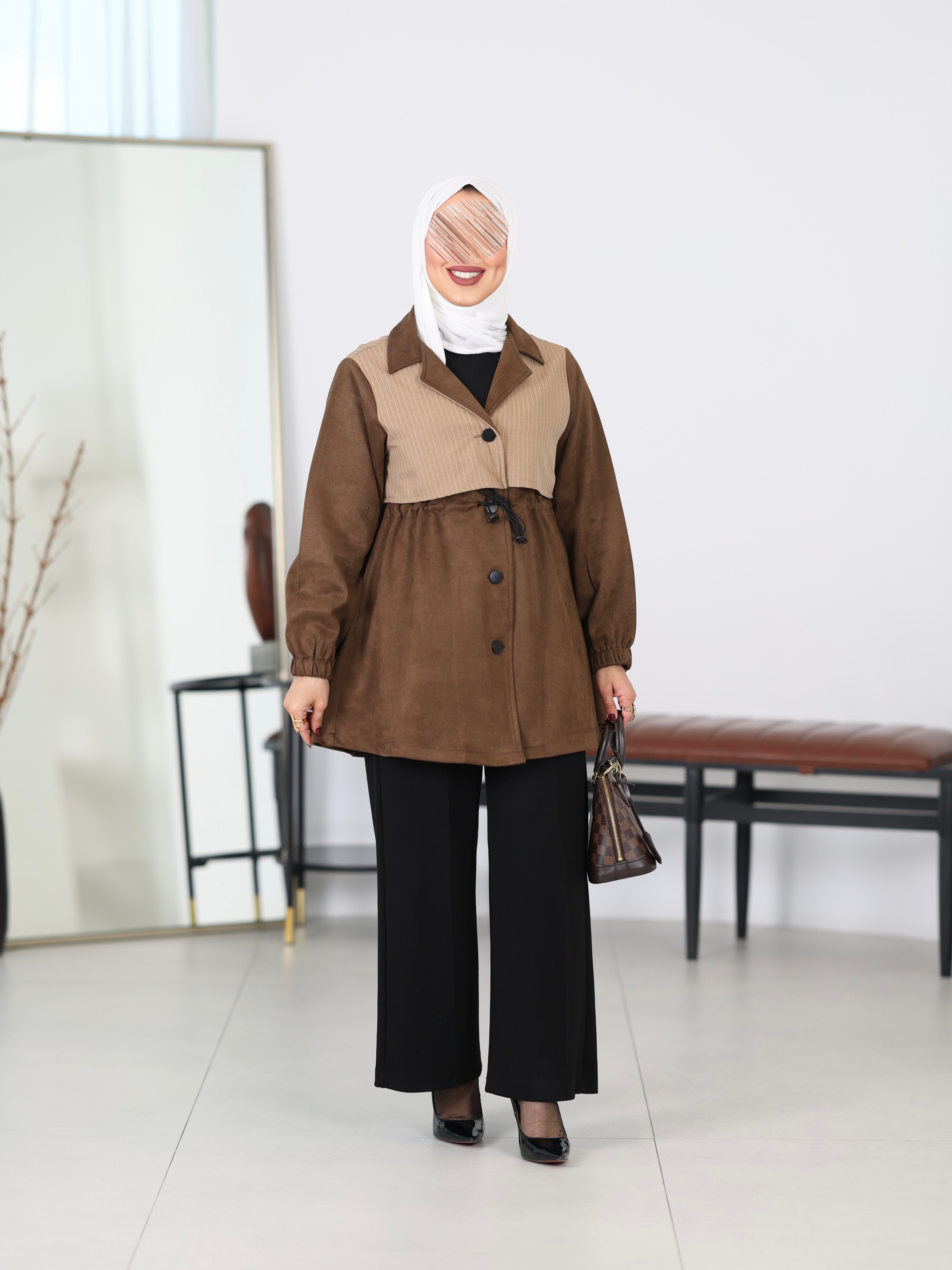 Shirt Model 1113 - Chamois - Brown