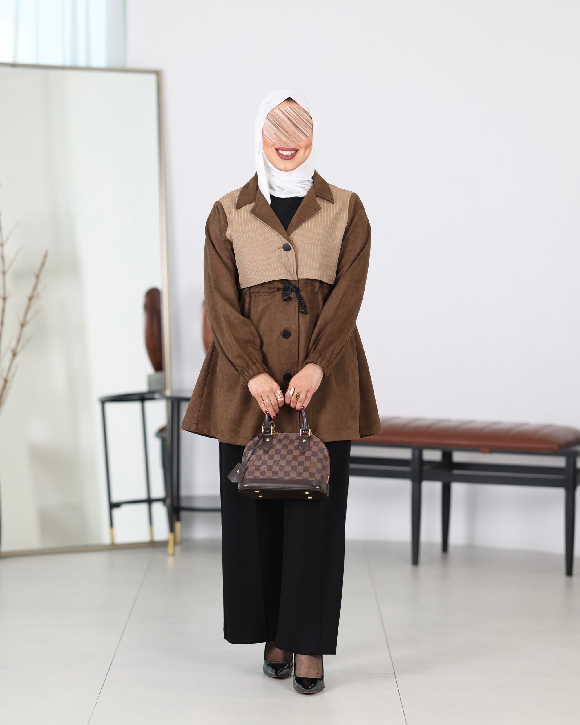 Shirt Model 1113 - Chamois - Brown