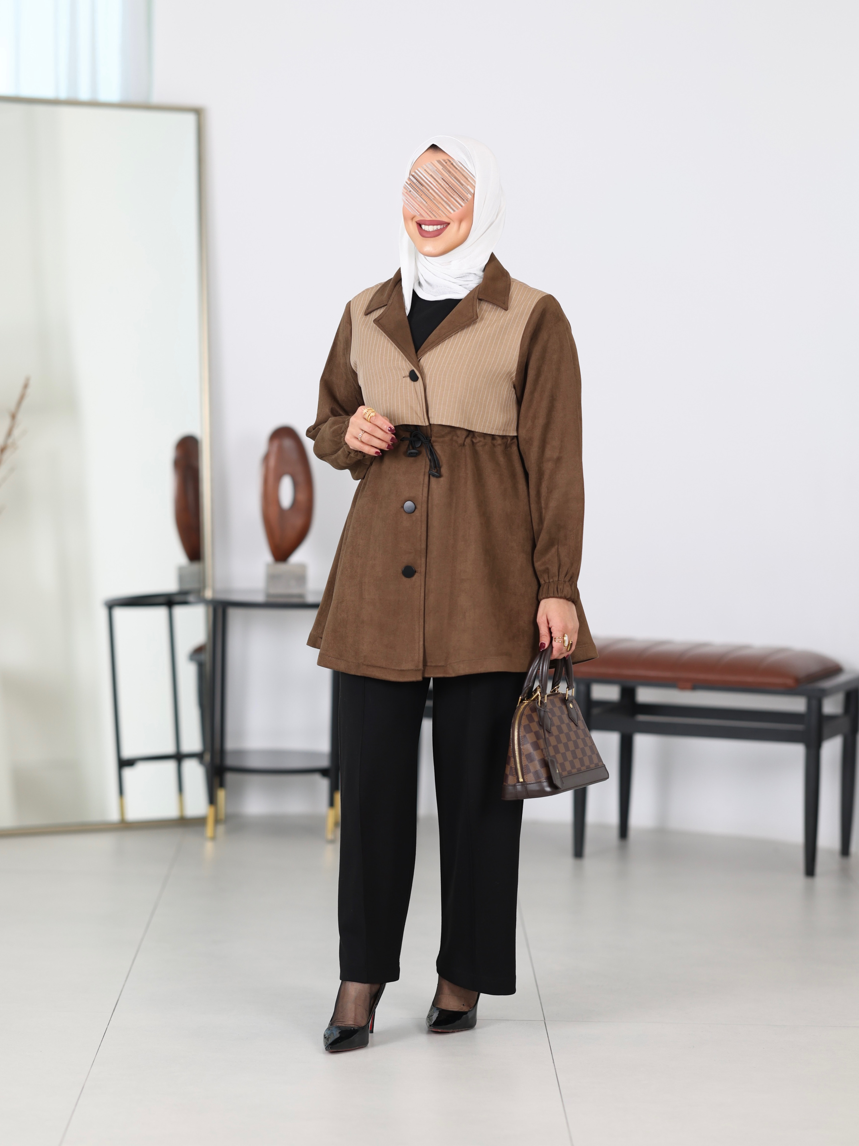 Shirt Model 1113 - Chamois - Brown