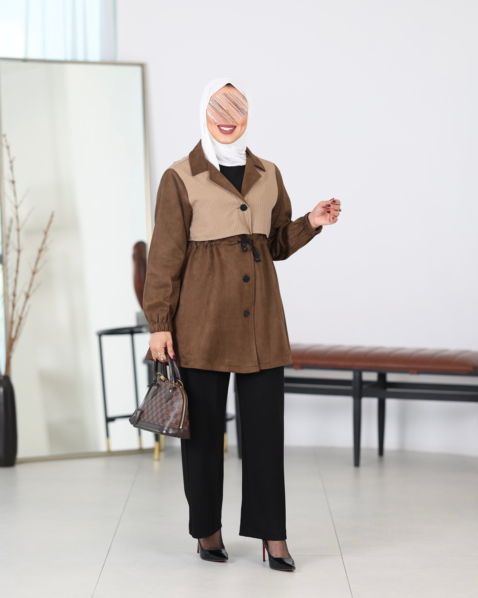 Shirt Model 1113 - Chamois - Brown