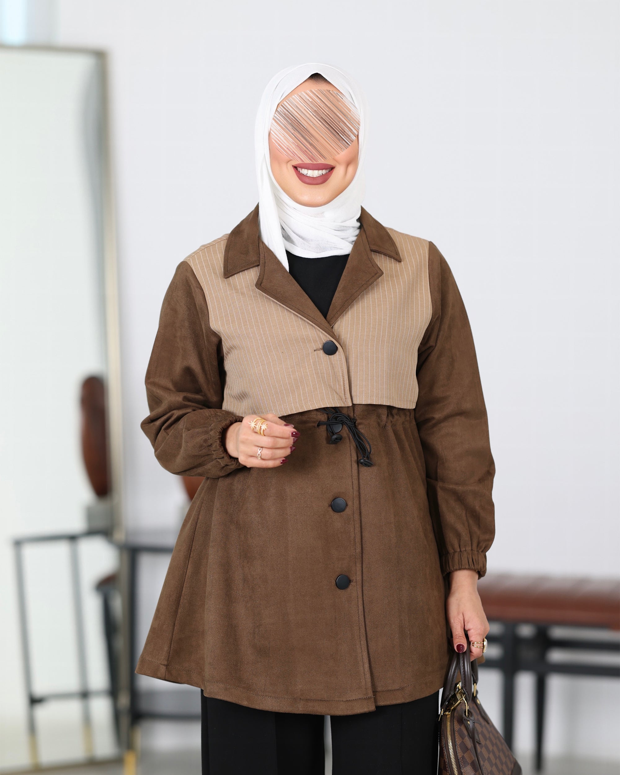 Shirt Model 1113 - Chamois - Brown