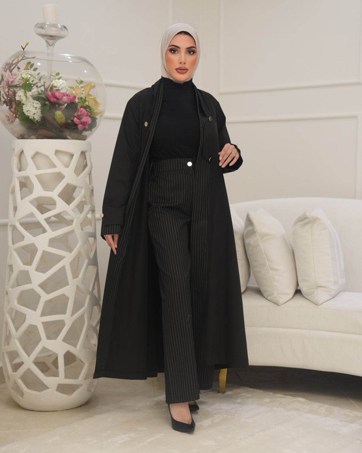 Jacket & Pants Model 1138 - Parachute - Black