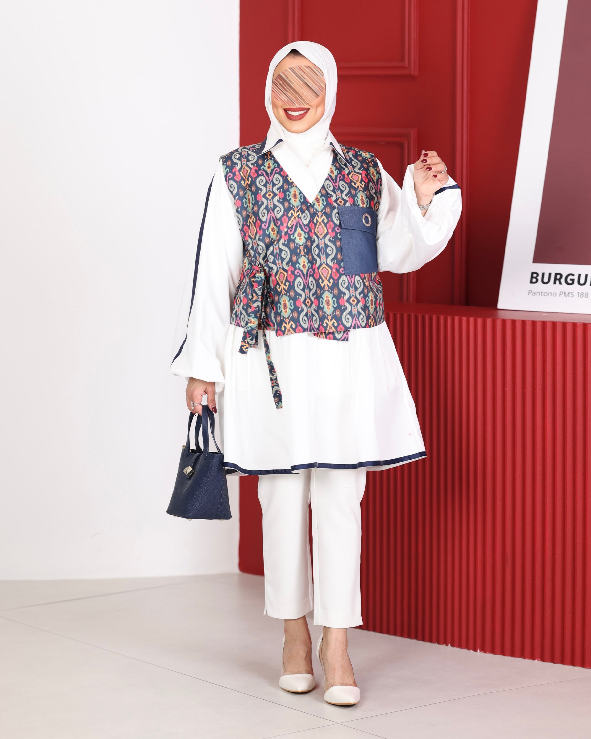 Shirt Model 1094 - Poplin - White