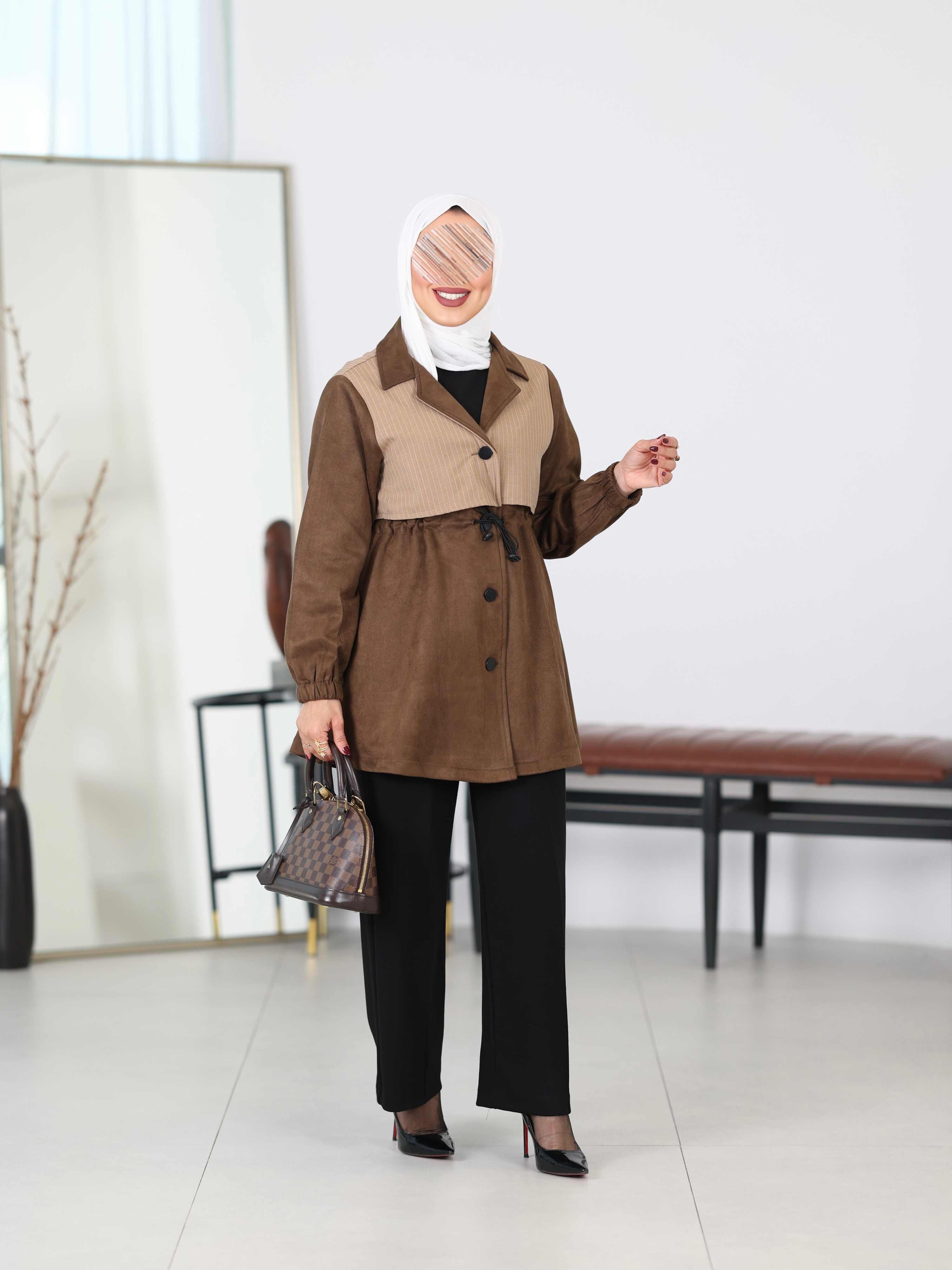 Shirt Model 1113 - Chamois - Brown