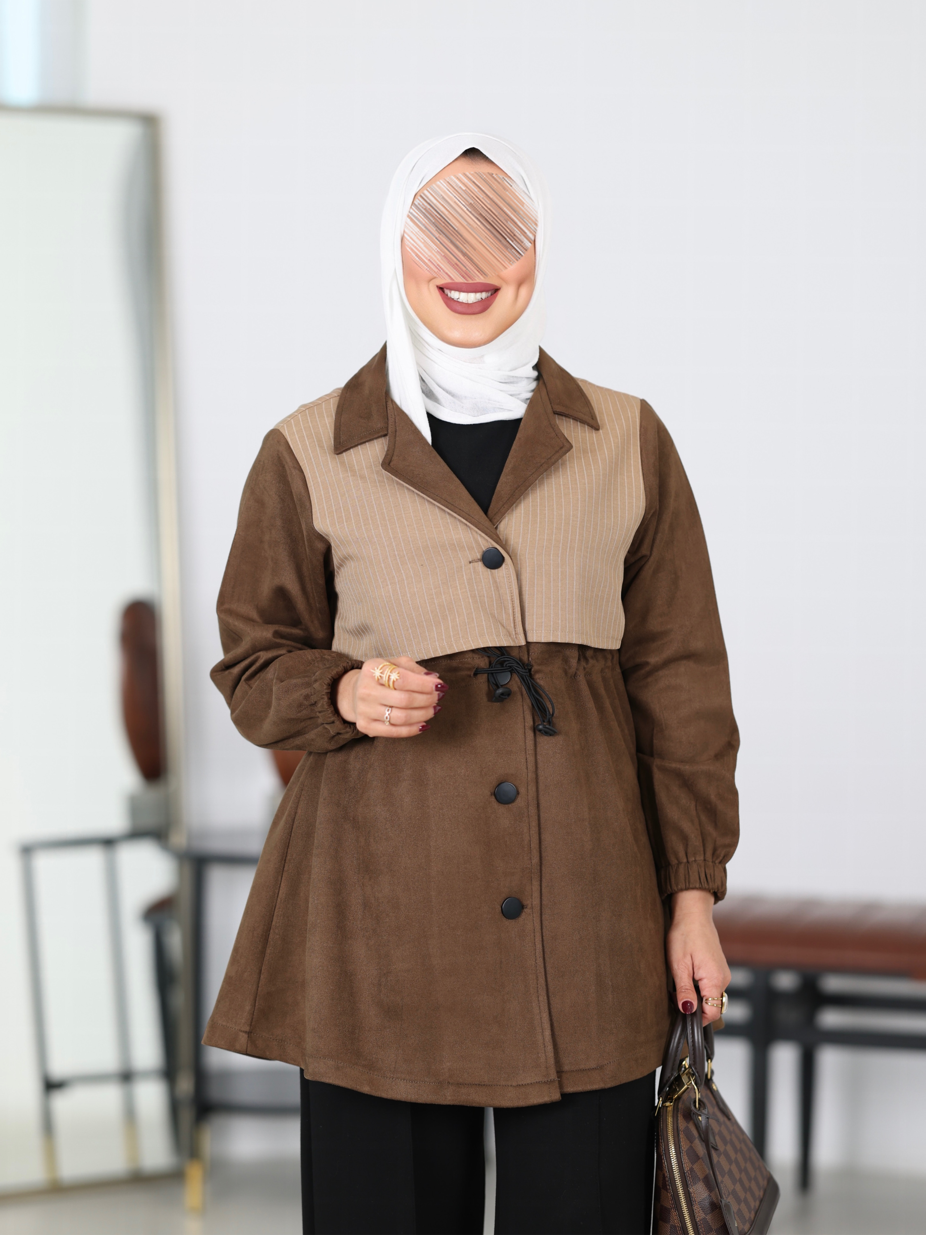 Shirt Model 1113 - Chamois - Brown