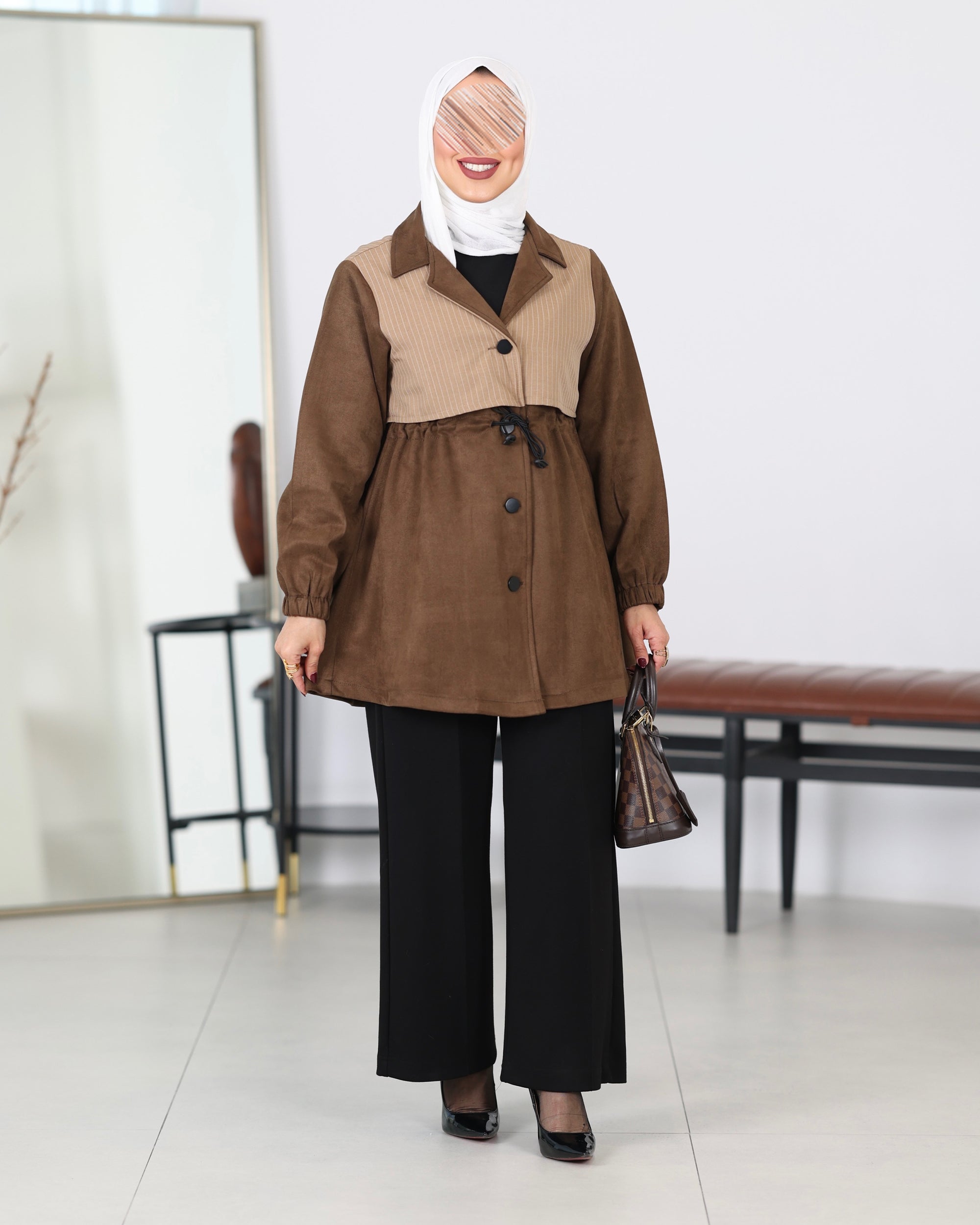 Shirt Model 1113 - Chamois - Brown