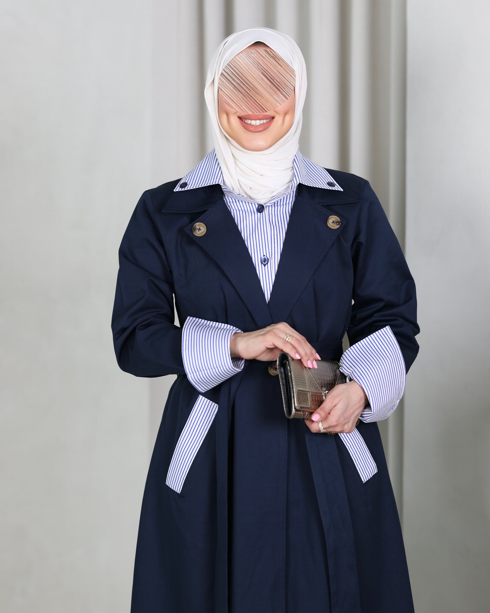 Trench Coat Model 1135 - Parachute - Navy