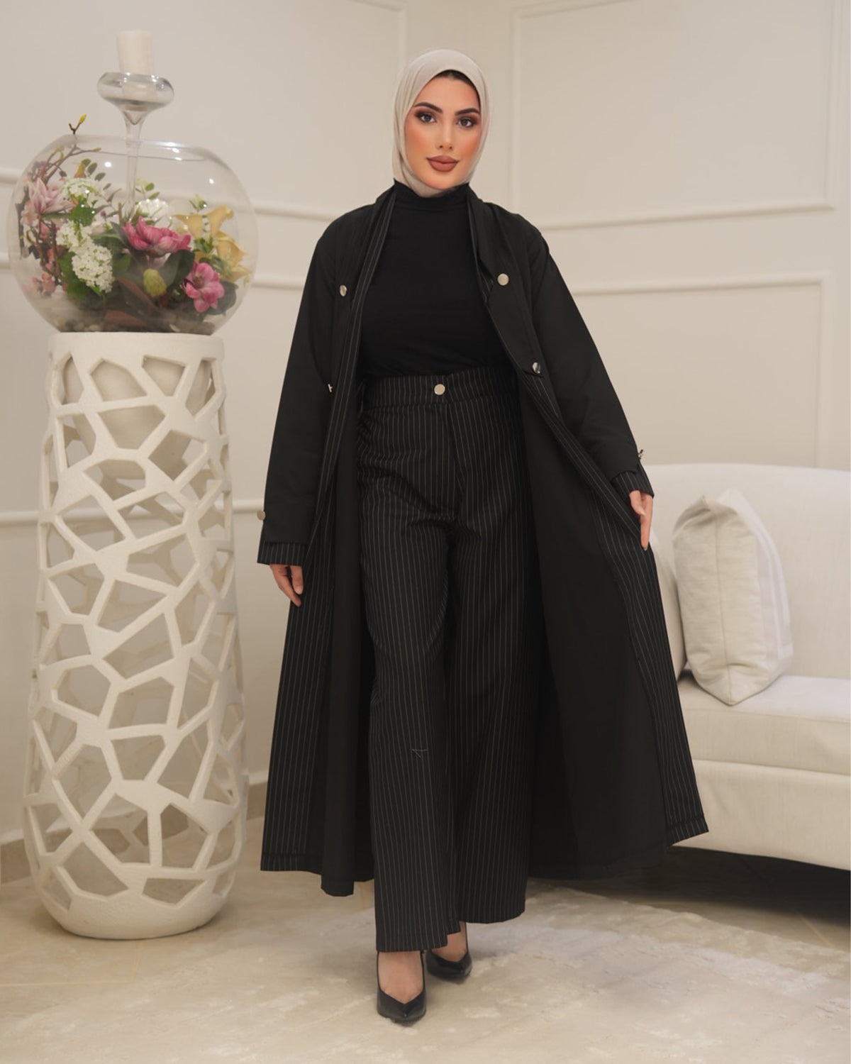 Jacket & Pants Model 1138 - Parachute - Black