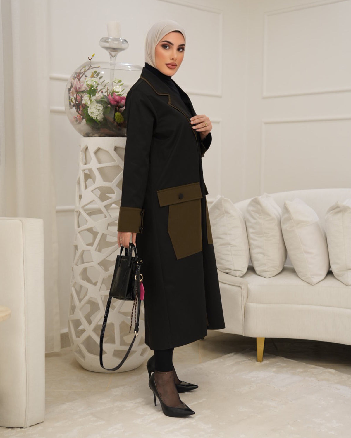 Trench Coat Model 1146 - Parachute - Dark Brown
